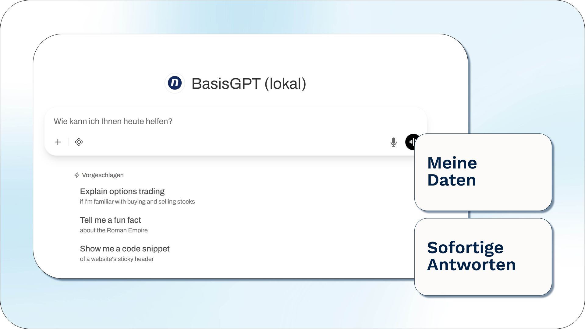 KI-Chatbot mit BasisGPT für schnelle und intelligente Antworten