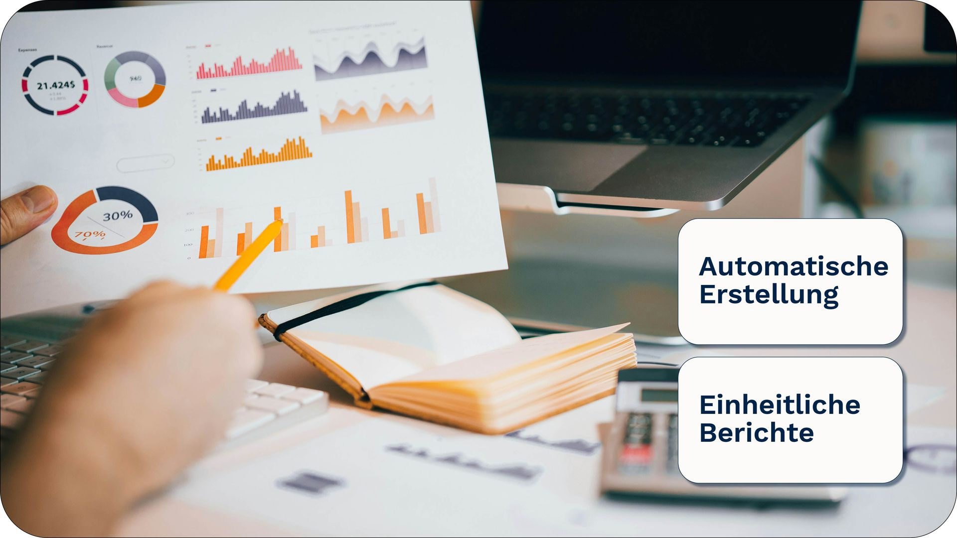 Automatisierte Reports reduzieren den Zeitaufwand und liefern strukturierte Ergebnisse